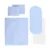 Set lenjerie pentru carucior cu protectie impermeabila 7 piese Blue Sky