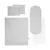 Set lenjerie pentru carucior cu salteluta moale Lorelli Bear Grey