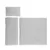Set lenjerie pentru carucior, de iarna, Lorelli, Bumbac Ranforce, 4 piese, Grey Sky