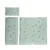 Set lenjerie pentru carucior de iarna bumbac ranforce 4 piese Friends Green