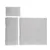 Set lenjerie pentru carucior de iarna bumbac ranforce 4 piese Grey Sky