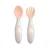Set lingurita si furculita ergonomica Nude