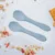 Set lingurite din silicon AppeKids Aqua Blue