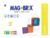 Set magnetic Magbrix, Magblox, 24 piese patrate