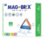 Set magnetic Magbrix, Magblox, 6 piese patrate mari