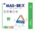 Set magnetic Magbrix, Magblox, 6 piese patrate mari