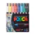 Set markere Posca, UNI PC-1MR, 0.7 MM, Varf Fin Metalic, 8 culori
