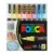 Set markere Posca, UNI PC-3M, 0.9-1.3 MM, 8 culori pastel