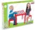Set masuta cu 2 scaunele Pilsan Story Roz pentru scrisactivitati,din plastic rezistent,masuta cu inaltime reglabila,usor de montat,utilizare interiorexterior,gradinite,crese,afterschool