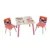 Set masuta cu 2 scaunele din lemn Ginger Home Super Girl