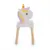 Set masuta cu 2 scaunele din lemn Moni Unicorn