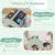 Set masuta multifunctionala cu 2 scaunele pentru desen si scriere Ginger Home Multi Activity