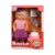 Set papusa Bebelou cu fusta violet, Dollz n More, 40 cm