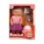 Set papusa Bebelou cu fusta violet, Dollz n More, 40 cm