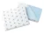 Set paturica 55×75 cm si perna 35×30 cm Minky Grey Stars Blue
