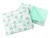Set paturica 55×75 cm si perna 35×30 cm Minky Mint Hedgehogs