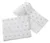 Set paturica Nichiduta 75×100 cm si perna 35×30 cm Minky Stars White