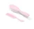 Set perie cu peri moi si pieptene Pink