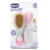 Set pieptan si perie Chicco par natural roz