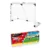 Set poarta de fotbal Doris din metal 101cm x 60cm x 37cm cu mingie si pompa incluse,plasa si accesorii montaj