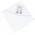 Set prosop cu capison si manusa de baie pentru copii BabyJem WhitePink