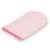 Set prosop cu gluga si manusa baie New Baby 100 x 100 cm basic pink