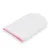 Set prosop cu gluga si manusa baie New Baby 100 x 100 cm basic white-pink