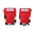 Set protectie cotiere si genunchiere, Globber, Rosu