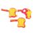 Set protectii Moni Nina 2, 6 piese pana la 25 kg red