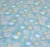 Set protectii patut Bubble Blue KidsDecor din bumbac 50 x 100 cm