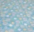 Set protectii patut Bubble Blue KidsDecor din bumbac 60×120 cm