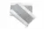 Set protectii patut KidsDecor din bumbac Gray Hearts 70×140 cm