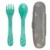 Set tacamuri cu cutie de calatorie Canpol 3 piese Turcoaz