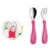 Set tacamuri din inox pentru copii BabyJem Pink