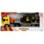 Set transportator cu elicopter, Maxx Wheels, Negru, 1:16