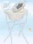 Sezlong nou nascut pentru cadita Style Vintage white Rotho babydesign