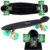 Skateboard cu led-uri pentru copii 56x15cm Black