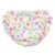 Slip fete White Turtle Floral SPF 50+ refolosibil cu capse si volanase 12 luni