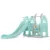 Spatiu de joaca 3 in 1 Nichiduta Dolphin Blue cu leagan convertibil, Tobogan cu manere si trepte late, Cos de baschet, greutate maxim suportata 50 Kg