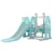 Spatiu de joaca 3 in 1 Nichiduta Garden Happy Kid Blue cu Tobogan cu trepte late si manere, Leagan cu suport picioare si bara detasabila, Cos de baschet, dimensiuni 208 x 145 x 120 cm