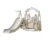 Spatiu de joaca 4 in 1 Nichiduta Garden Happy Turtle Arcada Beige cu tobogan, leagan cu bara de protectie detasabila, jucarie muzicala, cos de baschet, minge, poarta de fotbal, piscina cu 200 bile