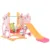 Spatiu de joaca Nichiduta Garden Deer PinkYellow 3 in 1 cu Leagan, Cos de baschet, Tobogan cu trepte late, manere si margini rotunjite