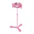 Stativ reglabil cu 2 microfoane, Lexibook Barbie, efecte vocale, lumini si bluetooth speaker, Roz