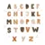 Sticker decorativ pentru copii autoadeziv Alfabet 70×73 cm
