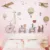 Sticker decorativ pentru copii autoadeziv Girafa pe bicicleta si prietenii 72×111 cm
