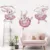 Sticker decorativ pentru copii autoadeziv Iepurasul balerina 61×50 cm