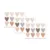 Sticker decorativ pentru copii autoadeziv Inimioare Boho 30×22,5 cm