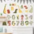Sticker decorativ pentru copii autoadeziv Numerele lui Dino 63×63 cm