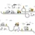 Sticker decorativ pentru copii autoadeziv Tractorase 32×144 cm