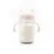 Sticluta de apa din tritan pentru copii, Kindnort Bringebaer, sterilizabila, pai moale din silicon cu biluta gravitationala, maner ergonomic, capacitate 240 ml, Roz